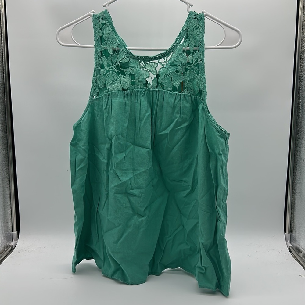 Women's Size S Green Tunic CLOSE OUT Knox Rose Clean Breathable Flow - Picture 2 of 3